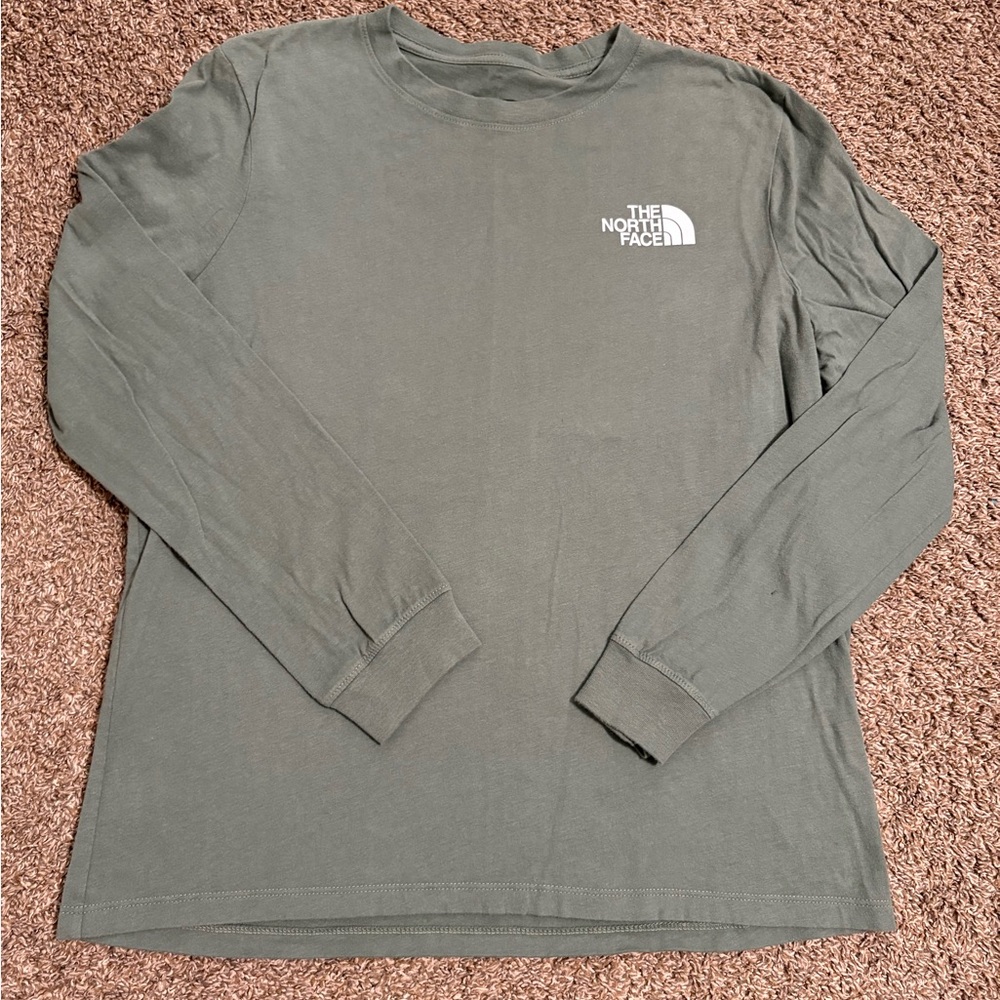 The North Face Men's Olive Long Sleeve Tee